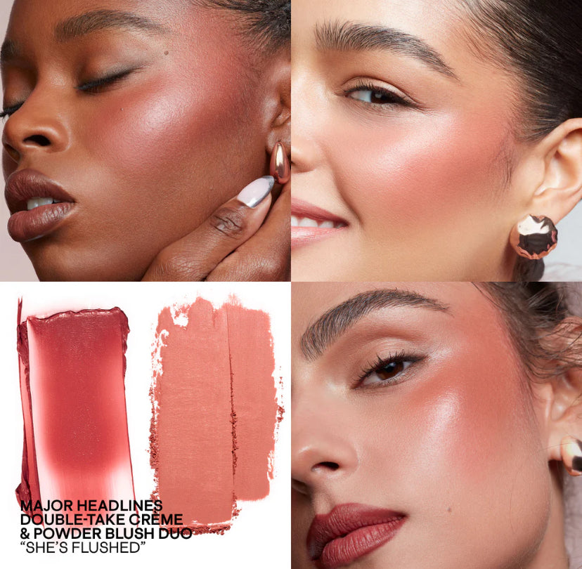 MAJOR HEADLINES DOUBLE-TAKE CRÈME & POWDER BLUSH DUO