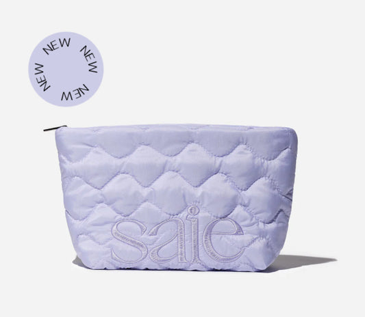 SAIE QUILTED MAKEUP BAG