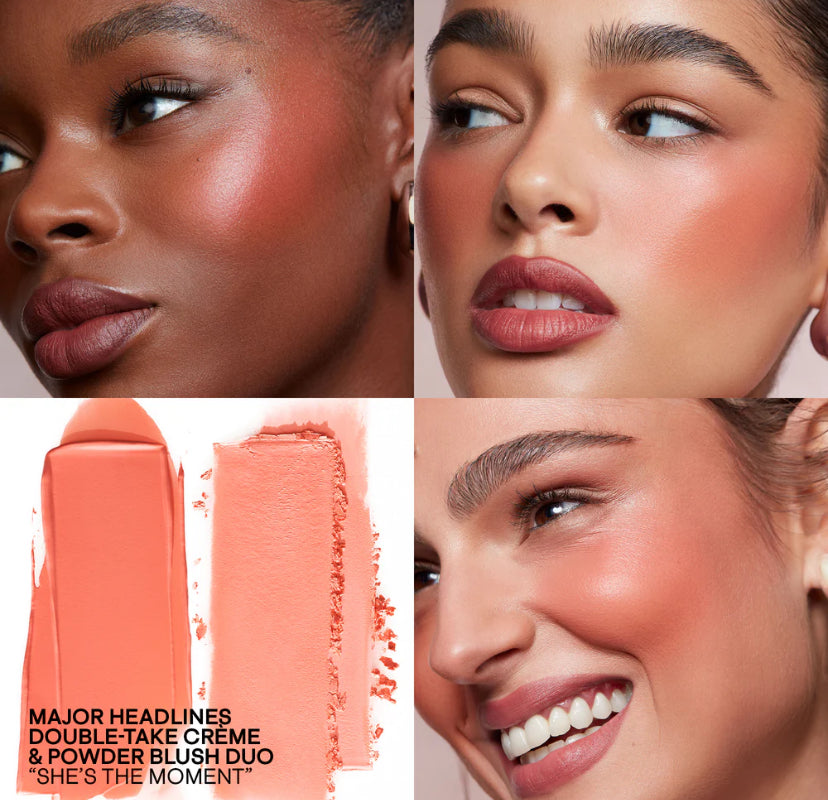 MAJOR HEADLINES DOUBLE-TAKE CRÈME & POWDER BLUSH DUO