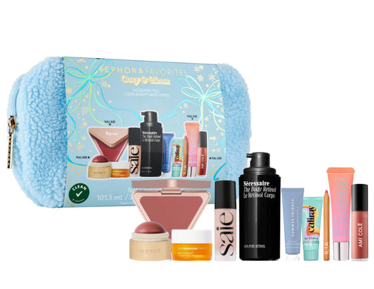 Limited Edition Sephora Favorites
Cozy and Clean Makeup and Skincare Set