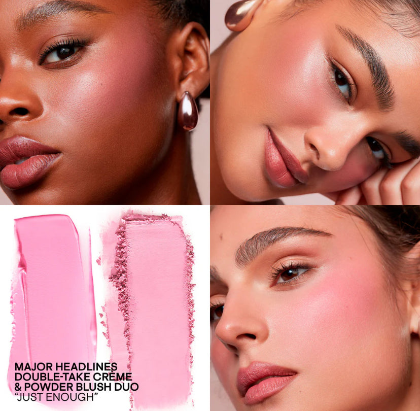 MAJOR HEADLINES DOUBLE-TAKE CRÈME & POWDER BLUSH DUO