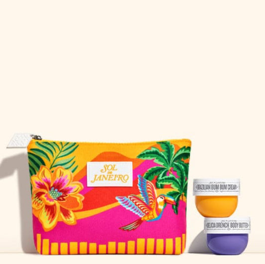 SOL PASSPORT POUCH + 2 CREAMS Sol de Janeiro Body Paradise