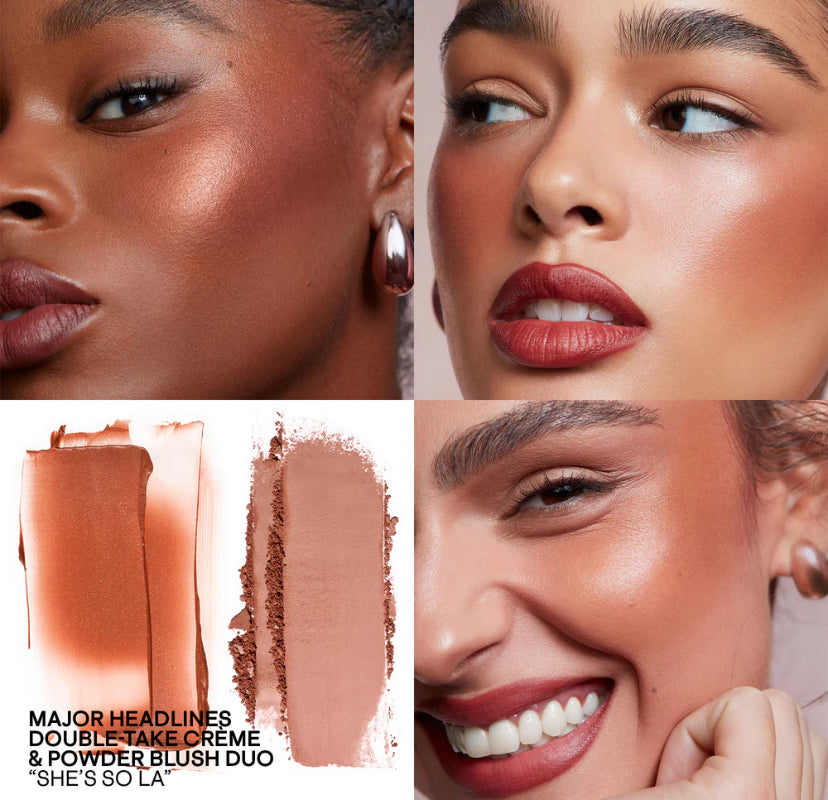 MAJOR HEADLINES DOUBLE-TAKE CRÈME & POWDER BLUSH DUO