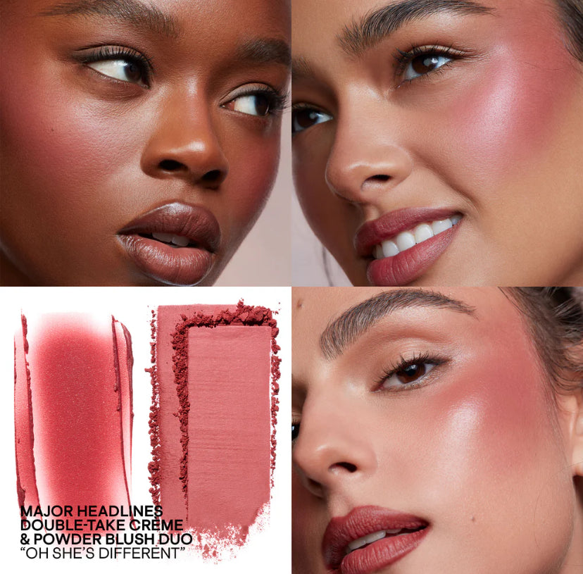 MAJOR HEADLINES DOUBLE-TAKE CRÈME & POWDER BLUSH DUO