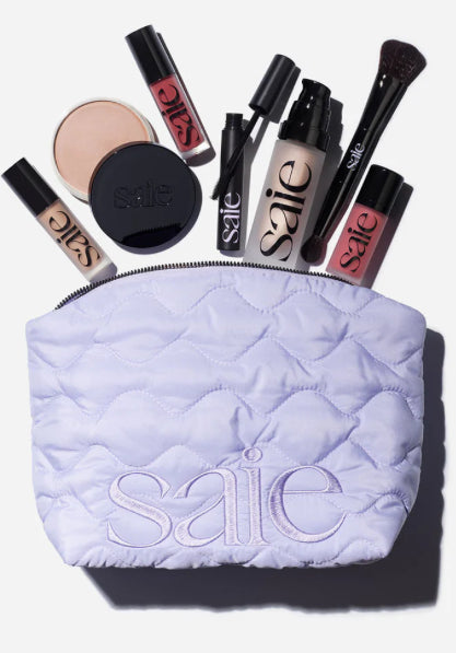 SAIE QUILTED MAKEUP BAG